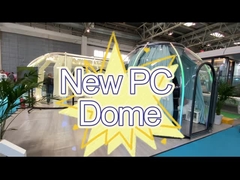 एल्यूमिनियम फ्रेम आउटडोर बुलबुला तंबू यूवी प्रतिरोध बुलबुला कैम्पिंग तम्बू