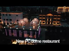 वाटरप्रूफ यूवी प्रोटेक्शन क्लियर बबल टेंट 4m2 - 24m2 वेंटिलेशन