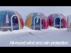 वाटरप्रूफ यूवी प्रोटेक्शन क्लियर बबल टेंट 4m2 - 24m2 वेंटिलेशन