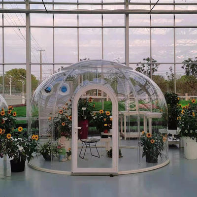 गुणवत्ता  PC Polycarbonate Garden Bubble Tent Diameter 3.5m Large Dome Tent कारखाना