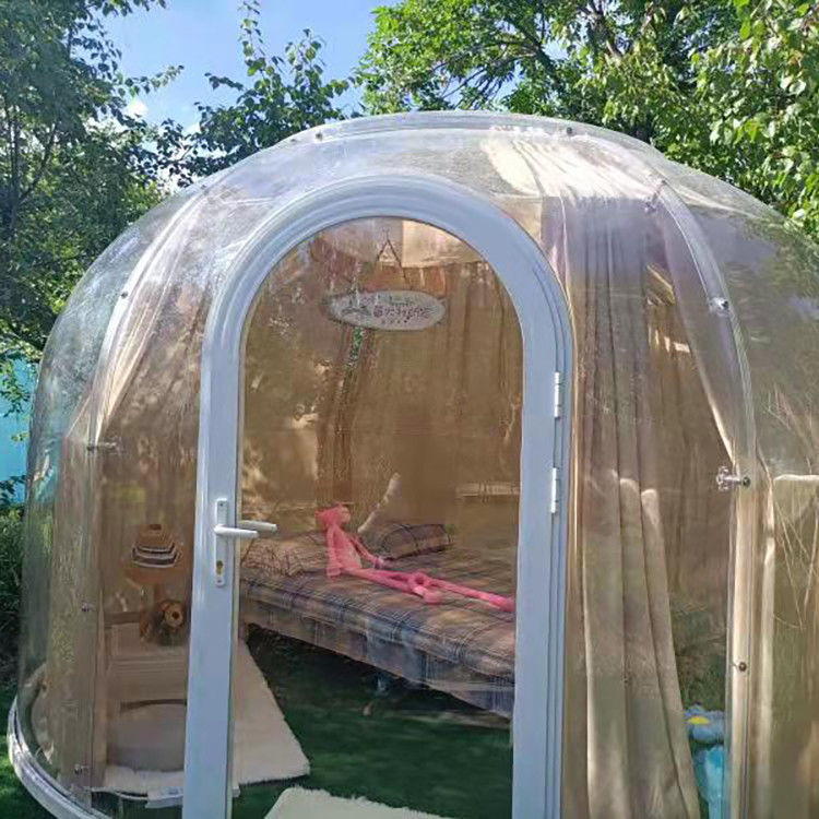 खेल स्थलों के लिए समकालीन गार्डन इग्लू टेंट 5 मिमी ग्रीनहाउस डोम टेंट